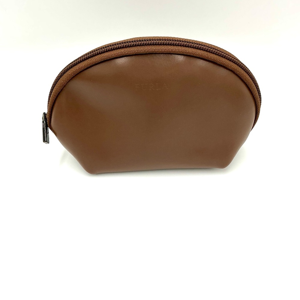 Furla Brown Cosmetic Bag #966